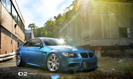 Атлантический голубой BMW M3 CV13 от D2Forged